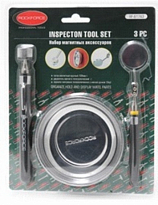 Набор аксессуаров магнитных, 3пр.(лоток-диам.108мм, зеркало смотровое телескопическое:диам.30мм L170